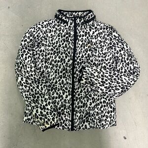 Bebe Leopard/cheetah print puffer - EUC